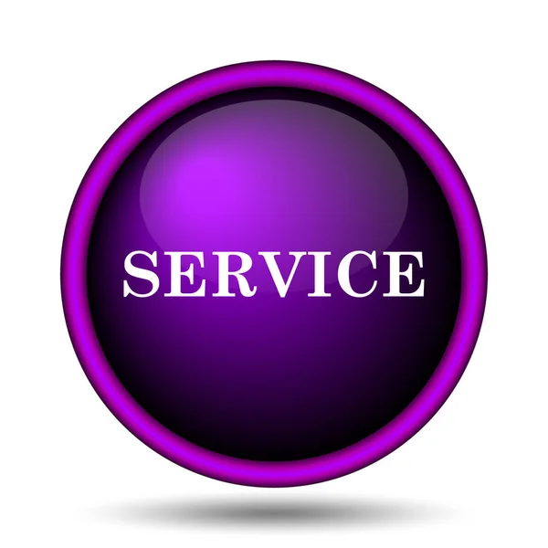 Service Simgesini Beyaz Arka Plan Üzerinde Internet Düğmesi — Stok fotoğraf