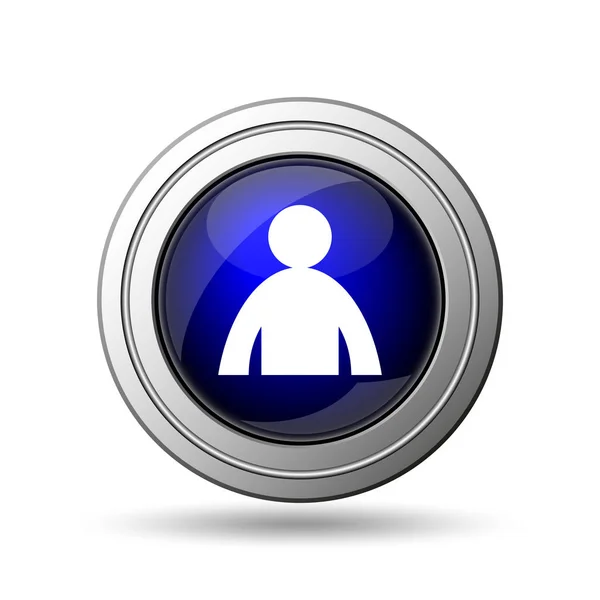 User Profile Icon Internet Button White Background — Stock Photo, Image