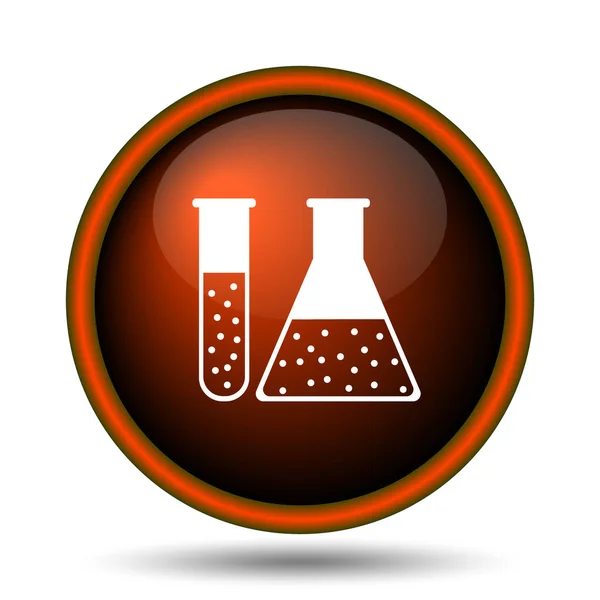 Chemistry Set Icon Internet Button White Background — Stock Photo, Image