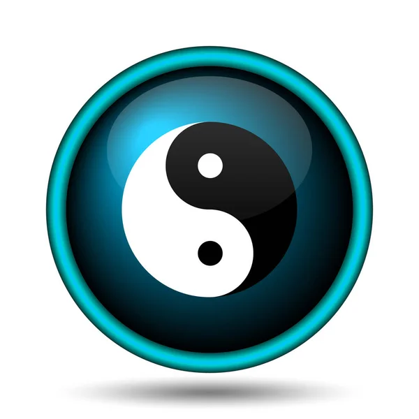 Ying yang ícone — Fotografia de Stock