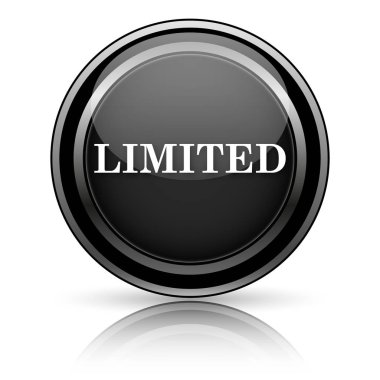 Beyaz arka planda siyah parlak simgesi