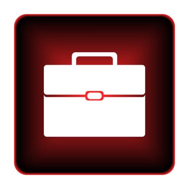 Evrak Çantası'nı simgesi. Beyaz arka plan üzerinde Internet düğmesi