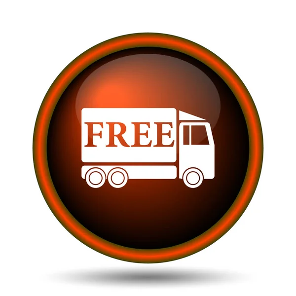 免费送货卡车图标 — 图库照片