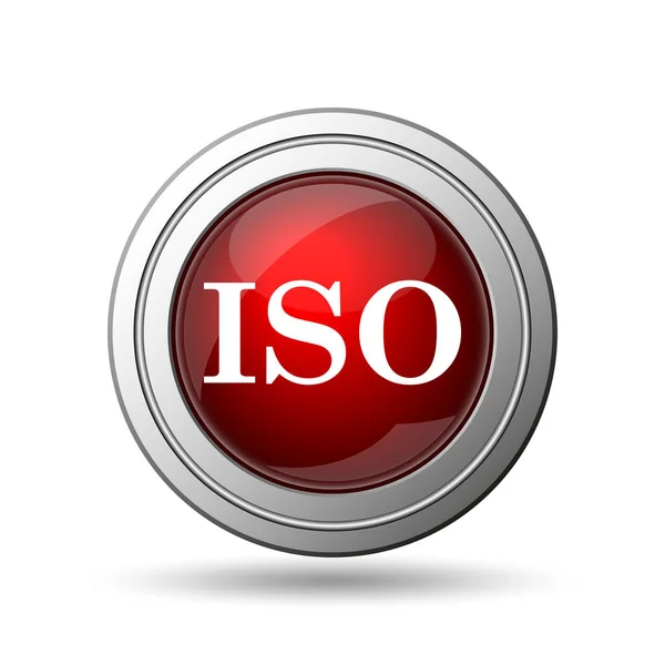 Iso Symbol Internet Taste Auf Weißem Hintergrund — Stockfoto