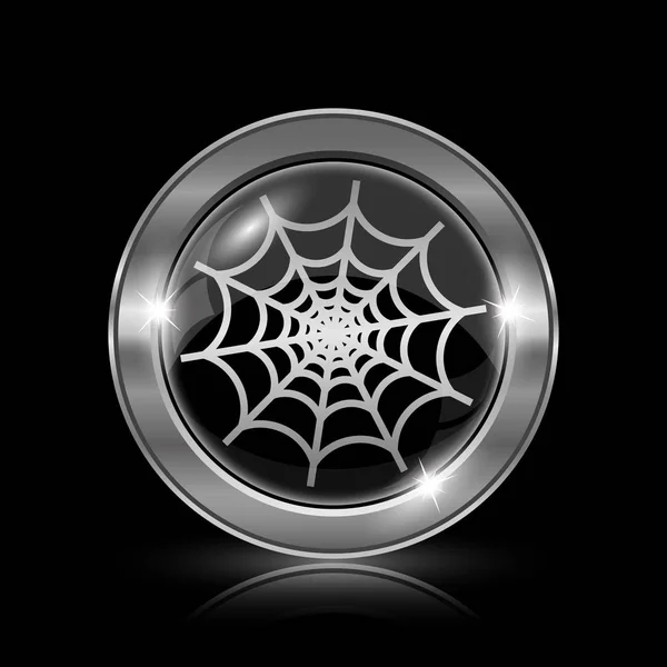 Örümcek web simgesi — Stok fotoğraf
