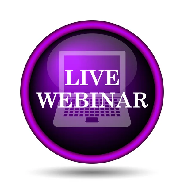 Live webinar icon — Stock Photo, Image