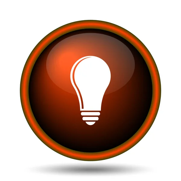 Light bulb - idea icon — Stock Photo, Image