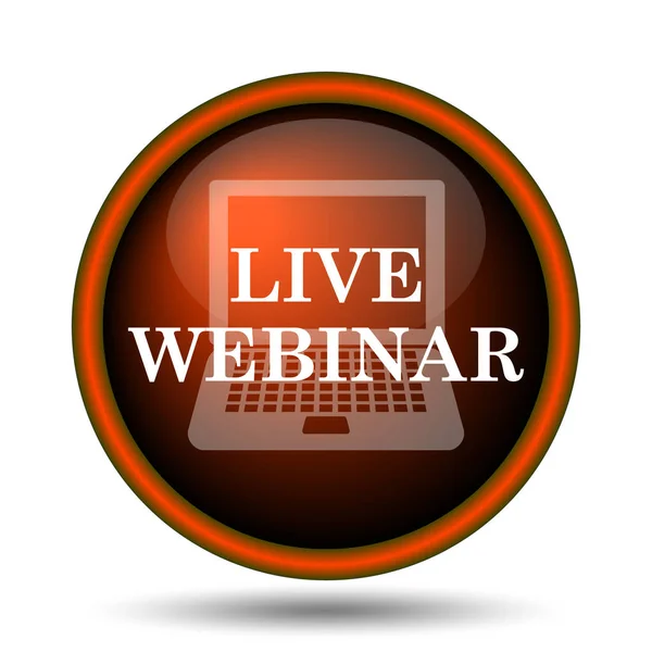 Live webinar icon — Stock Photo, Image