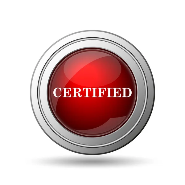 Certyfikat ikona — Zdjęcie stockowe