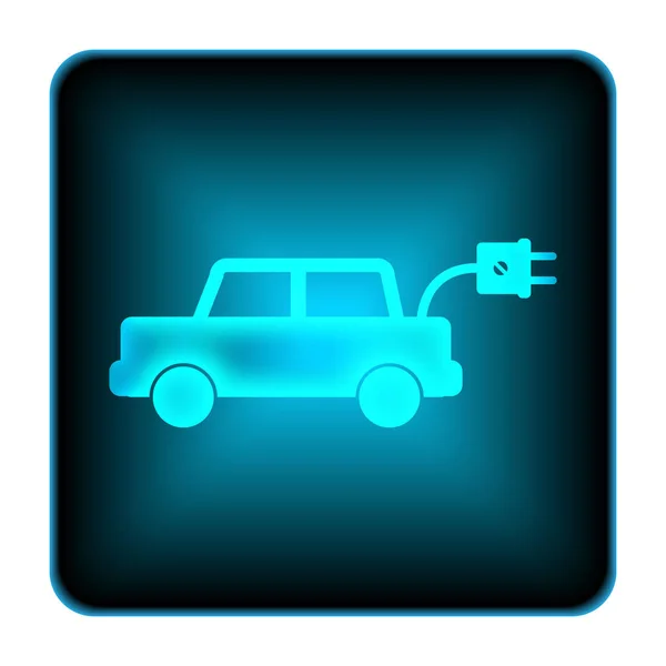 Pictogram elektrische auto — Stockfoto