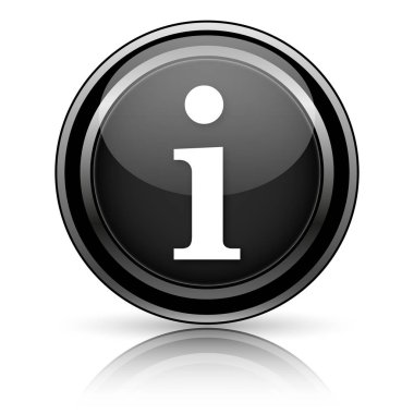 Siyah parlak simgesi