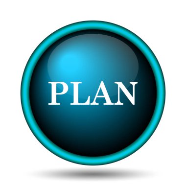 Planı simgesi. Beyaz arka plan üzerinde Internet düğmesi
