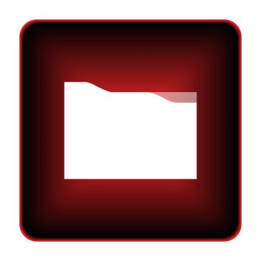 Klasör simgesi. Beyaz arka plan üzerinde Internet düğmesi