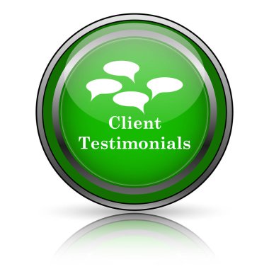 Beyaz arkaplanda parlak simge