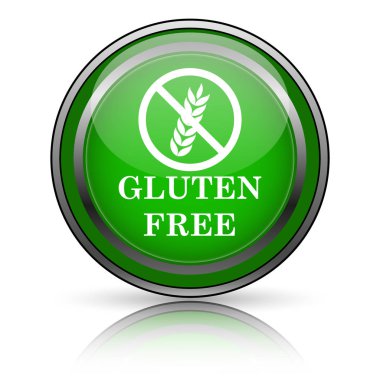 Beyaz arkaplanda parlak simge