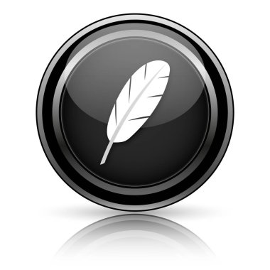 Siyah parlak simgesi