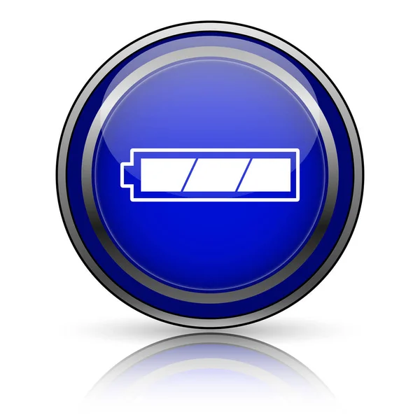 Fully charged battery icon — Zdjęcie stockowe