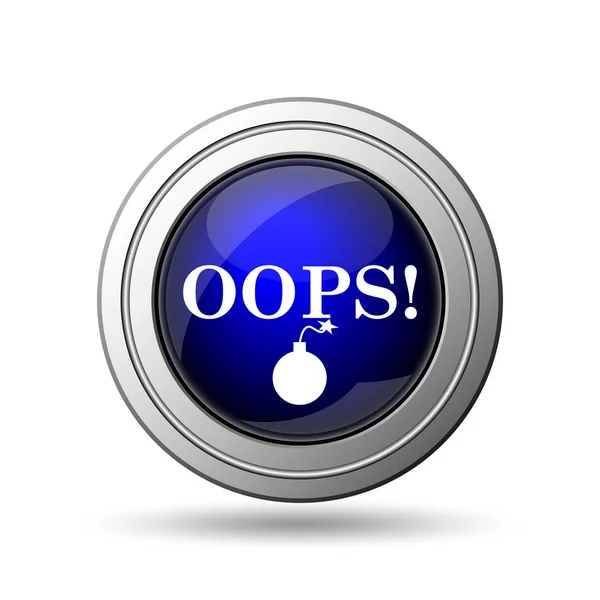 Oops icon — Stock Photo, Image