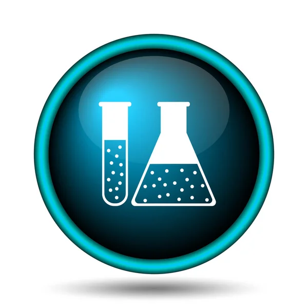 Chemistry Set Icon Internet Button White Background — Stock Photo, Image