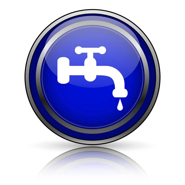 Water tap icon — Stock Photo, Image