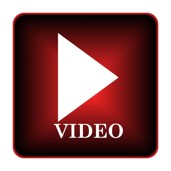 Video play icon — Stock Photo, Image