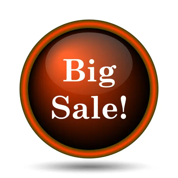 Big Sale Icon Internet Button White Background — Stock Photo, Image