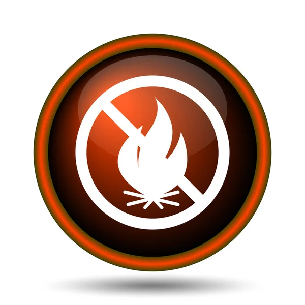 Fire forbidden icon — Stock Photo, Image