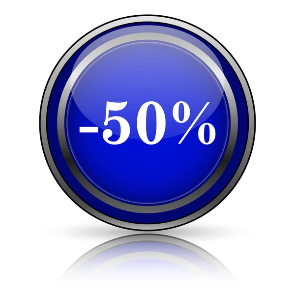 50 percent discount icon — Stock Photo, Image