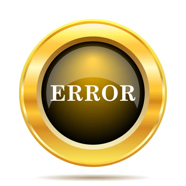 Icono de error — Foto de Stock