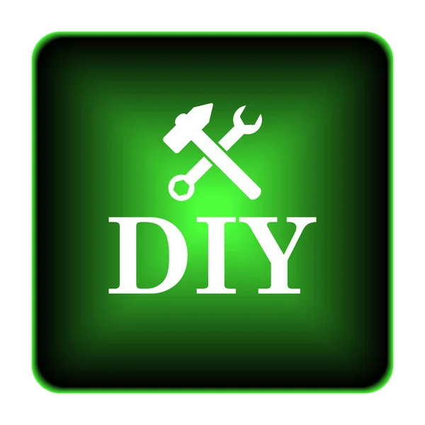 Diy のアイコン 白い背景の上のインター ネット ボタン — ストック写真