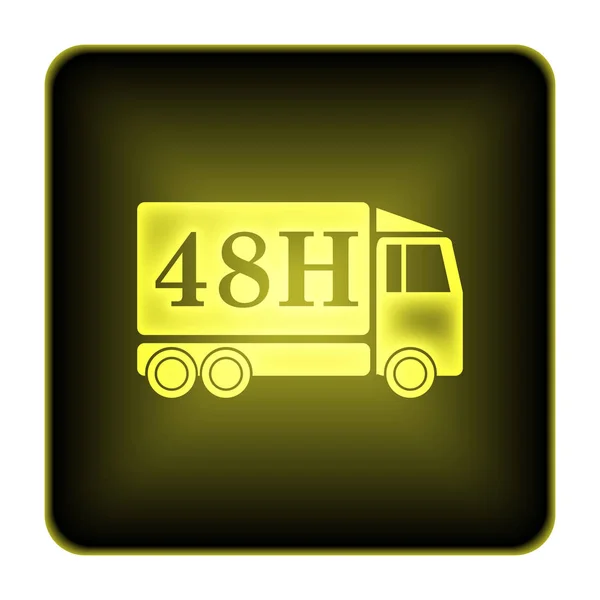 48H delivery truck icon — Stock Photo, Image