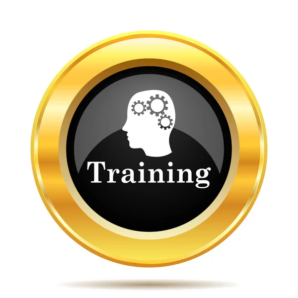 Training Icon Internet Button White Background — Stock Photo, Image