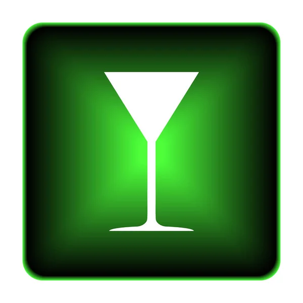 Ikon gelas martini — Stok Foto