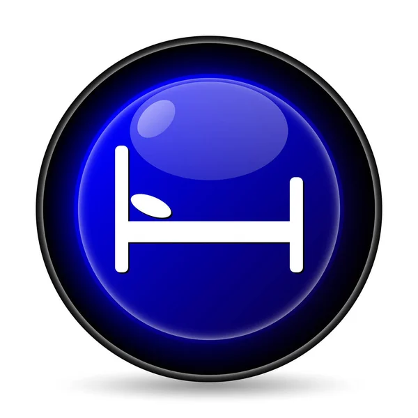 Hotel Pictogram Internet Knop Witte Achtergrond — Stockfoto