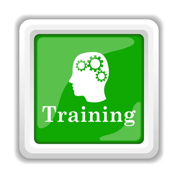 Training Icon Internet Button White Background — Stock Photo, Image