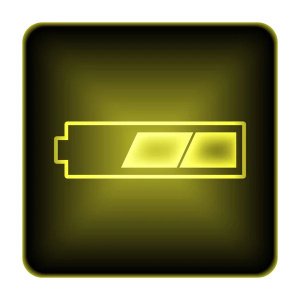 2 derde opgeladen batterijpictogram — Stockfoto