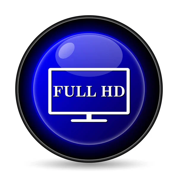 Full Icon Internet Button White Background — Stock Photo, Image