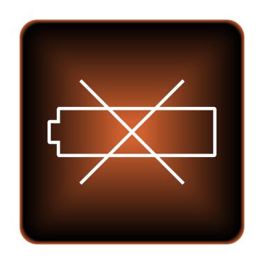 boş bir pil simgesi