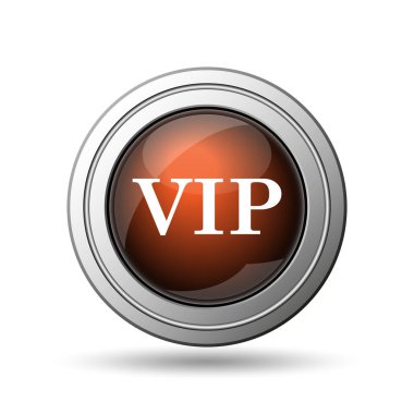 VIP simgesi. Beyaz arka plan üzerinde Internet düğmesi