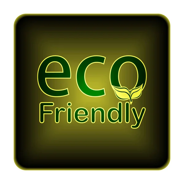 Eco icona amichevole — Foto Stock