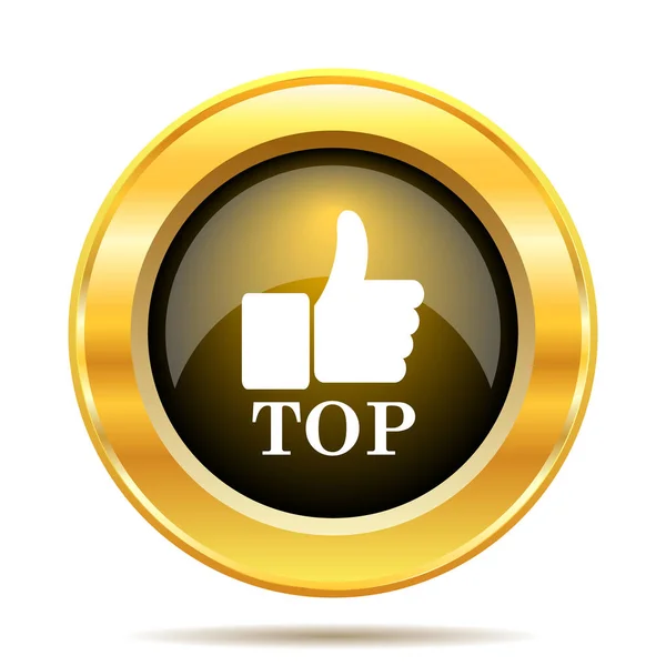 Top Icon Internet Button White Background — Stock Photo, Image