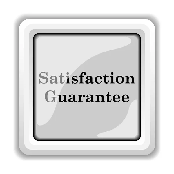 Satisfaction Guarantee Icon Internet Button White Background — Stock Photo, Image