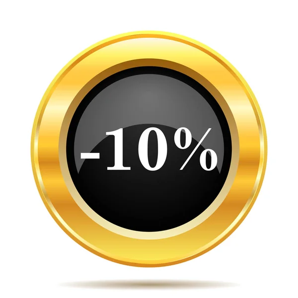 10 procent rabatt ikonen — Stockfoto