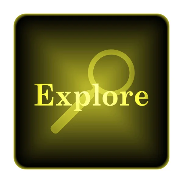 Explore icon — Stock Photo, Image