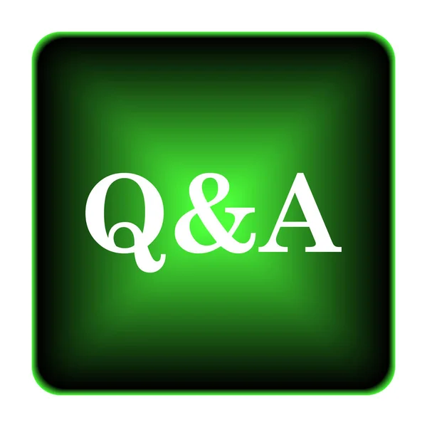 Ícone Q & A — Fotografia de Stock