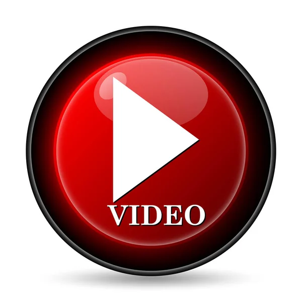 Video play icon — Stock Photo, Image