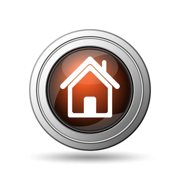 Home Icon Internet Button White Background — Stock Photo, Image
