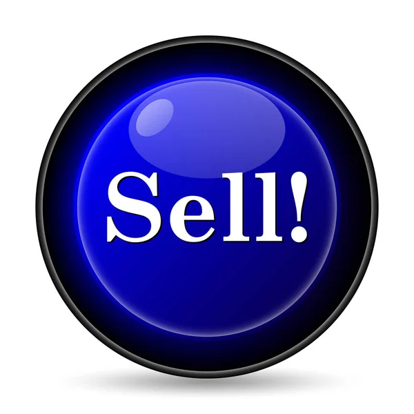 Sell Icon Internet Button White Background — Stock Photo, Image