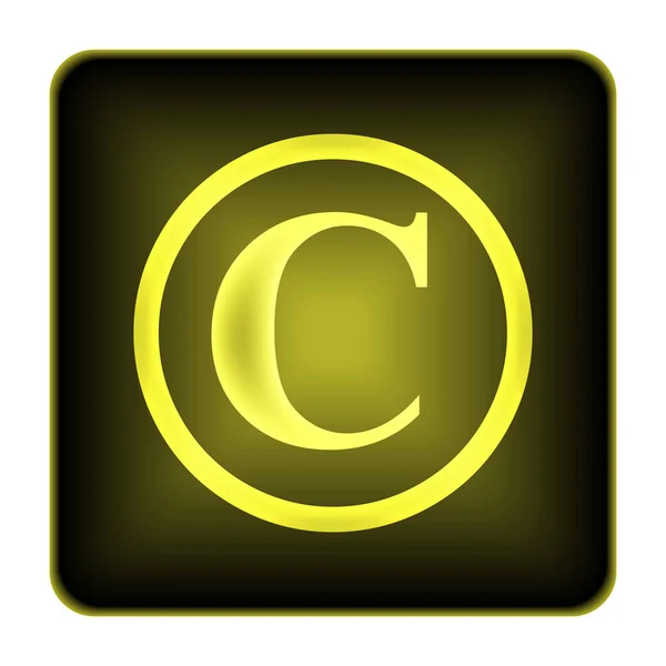 Icona del copyright — Foto Stock