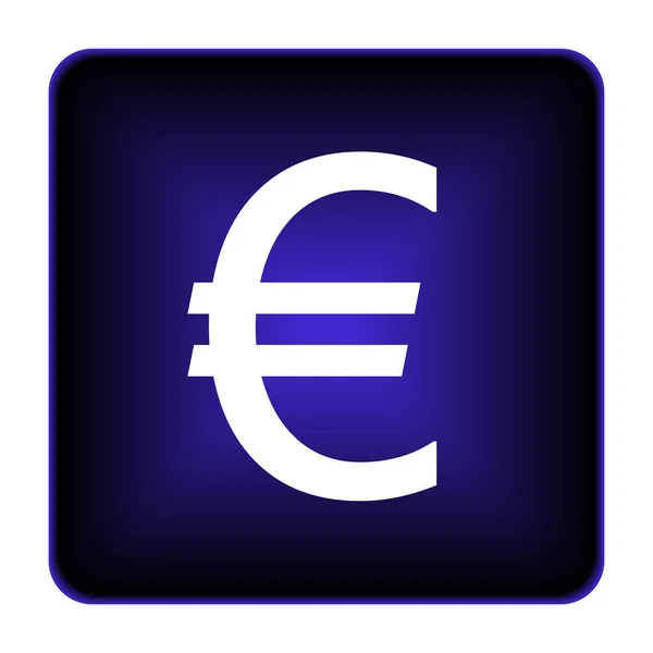 Ícone do euro — Fotografia de Stock